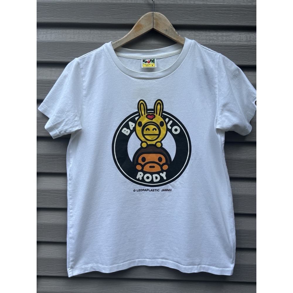 A Bathing Ape X Rody Ledraplastic Jimmy Baby Milo Small T Shirt